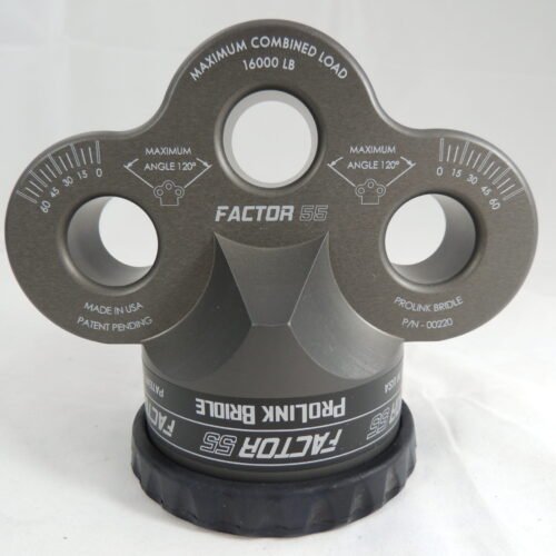 00220-06.jpg ~(2.3 lbs. 6X5X4)~ PROLINK BRIDLE WINCH SHACKLE MOUNT GRAY