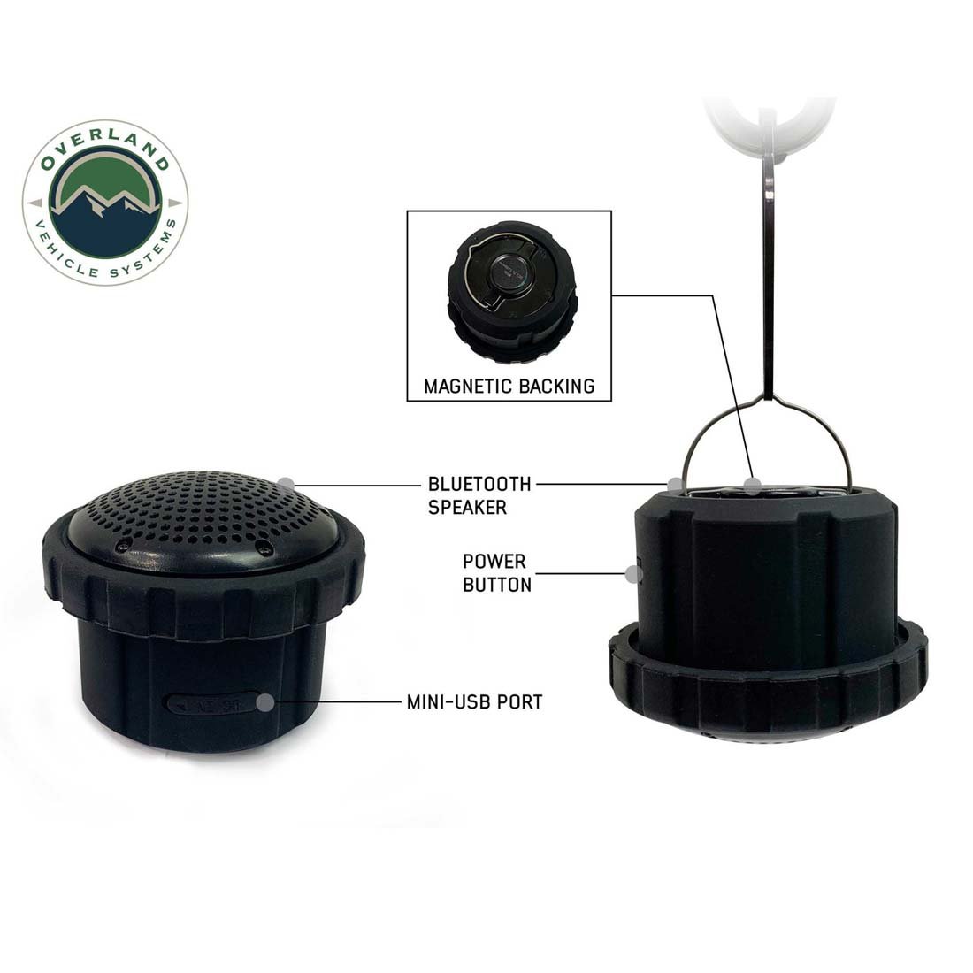UFO Solar Light Light Pods & Speaker - Camping Light Overland Vehicle Systems - Image 15