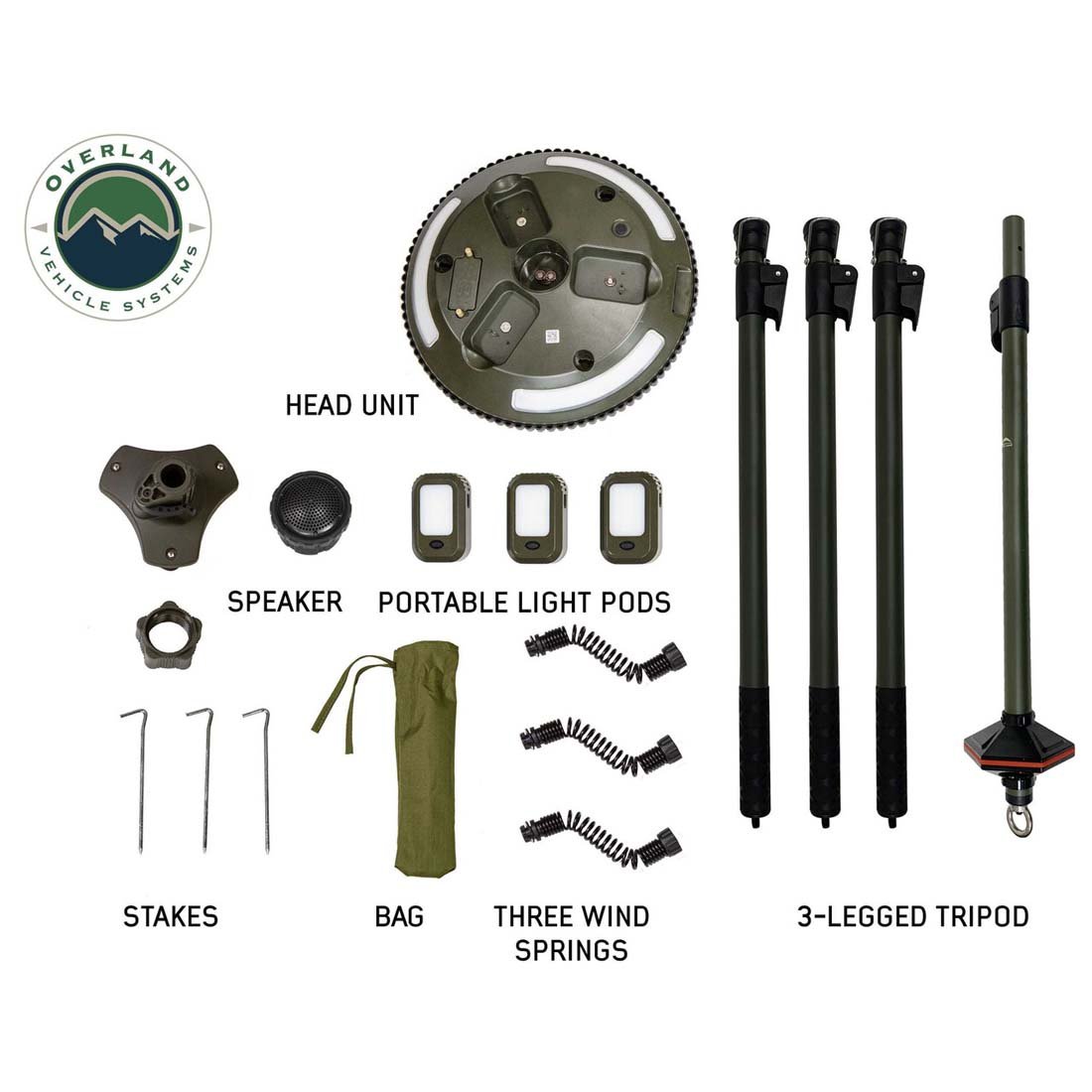 UFO Solar Light Light Pods & Speaker - Camping Light Overland Vehicle Systems - Image 17