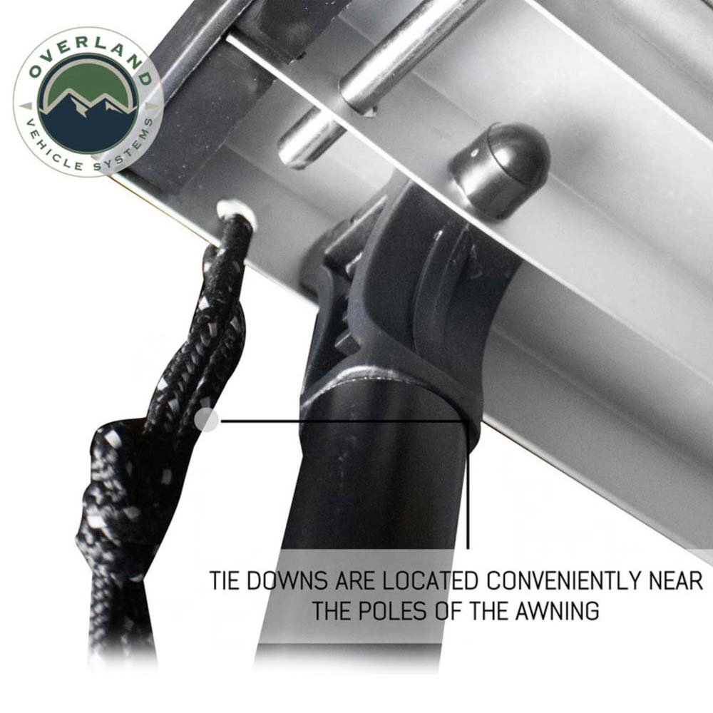 Nomadic Awning 2.5 - 8.0 ft. with Black Cover Overland Vehicle Systems - Image 5