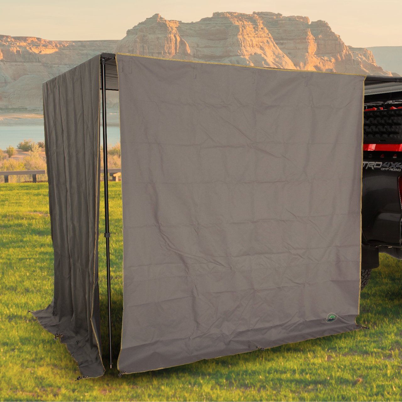Overland Vehicle Systems Nomadic 6.5 Awning Side Shade Wall Overland Vehicle Systems - Image 6