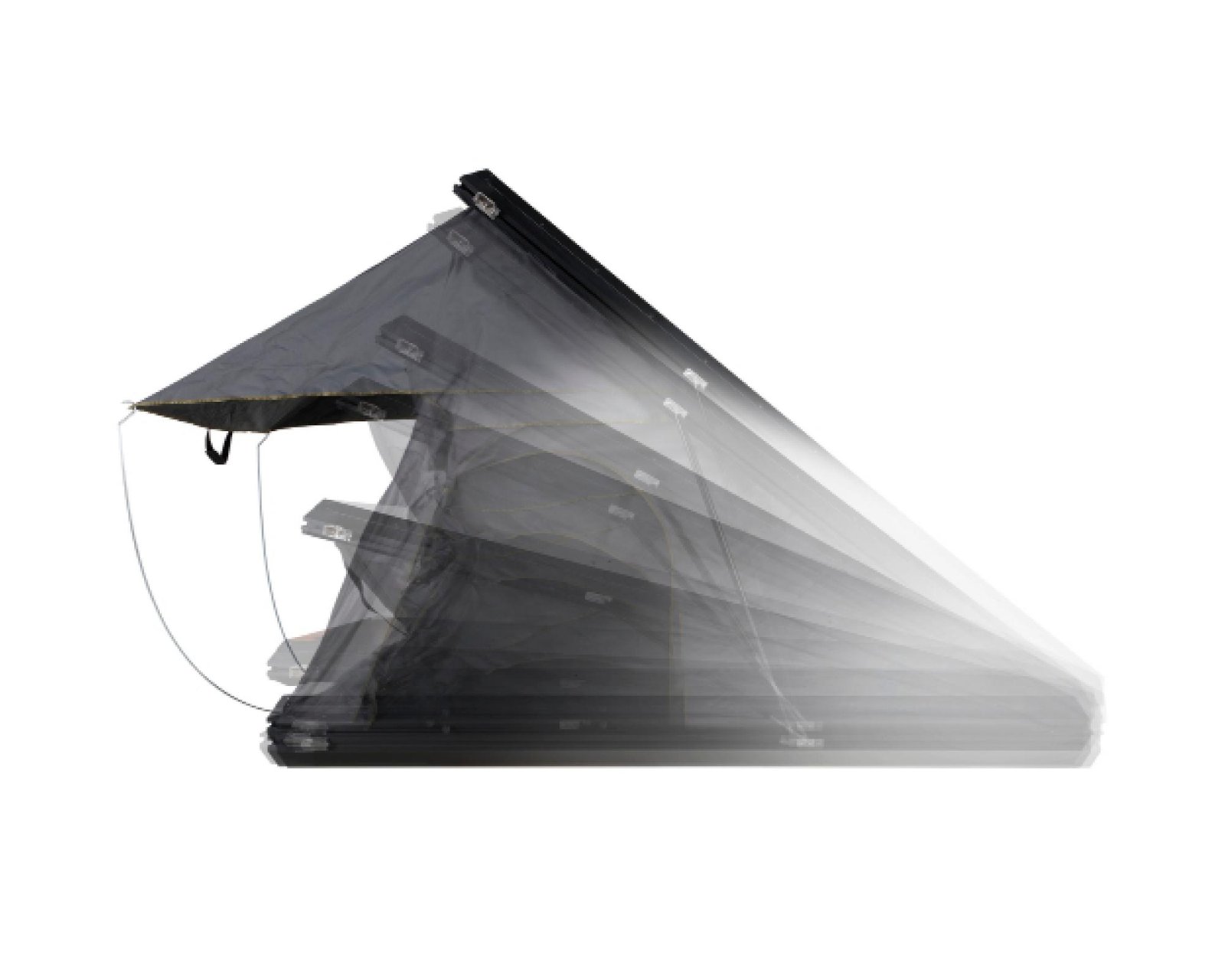 18099901 Mamba 3 Roof Top Tent - Clam Shell Roof Top Tent Overland Vehicle Systems - Image 4