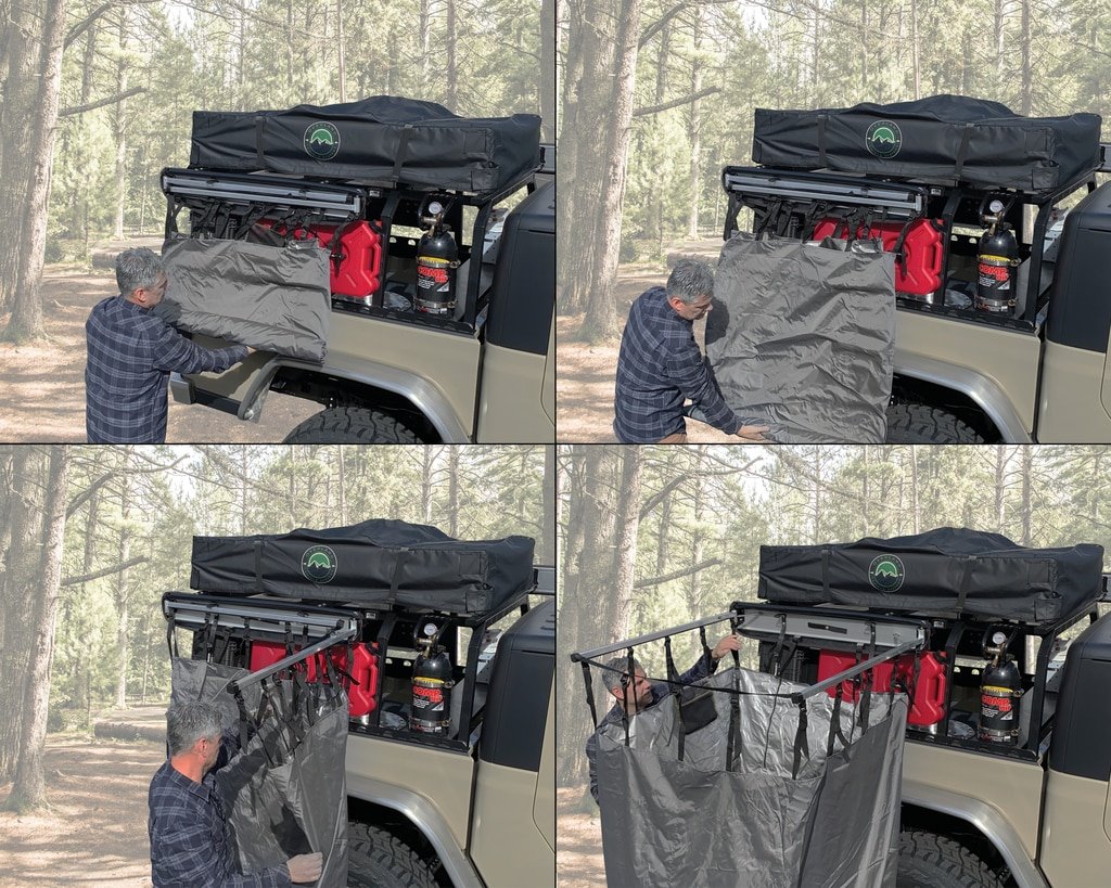 Car-Side Shower Room - Affordable and Convenient Overland Vehicle Systems - Image 11