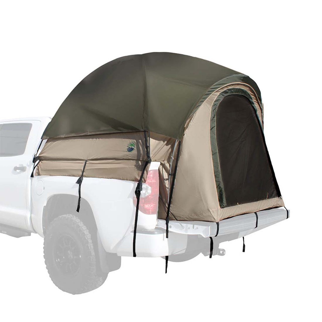 18252541-HYDZ.jpg LD TACT - Bed Tent Full Size 5.5-5.8 Foot, Tan Body and Green Rainfly Overland Vehicle Systems