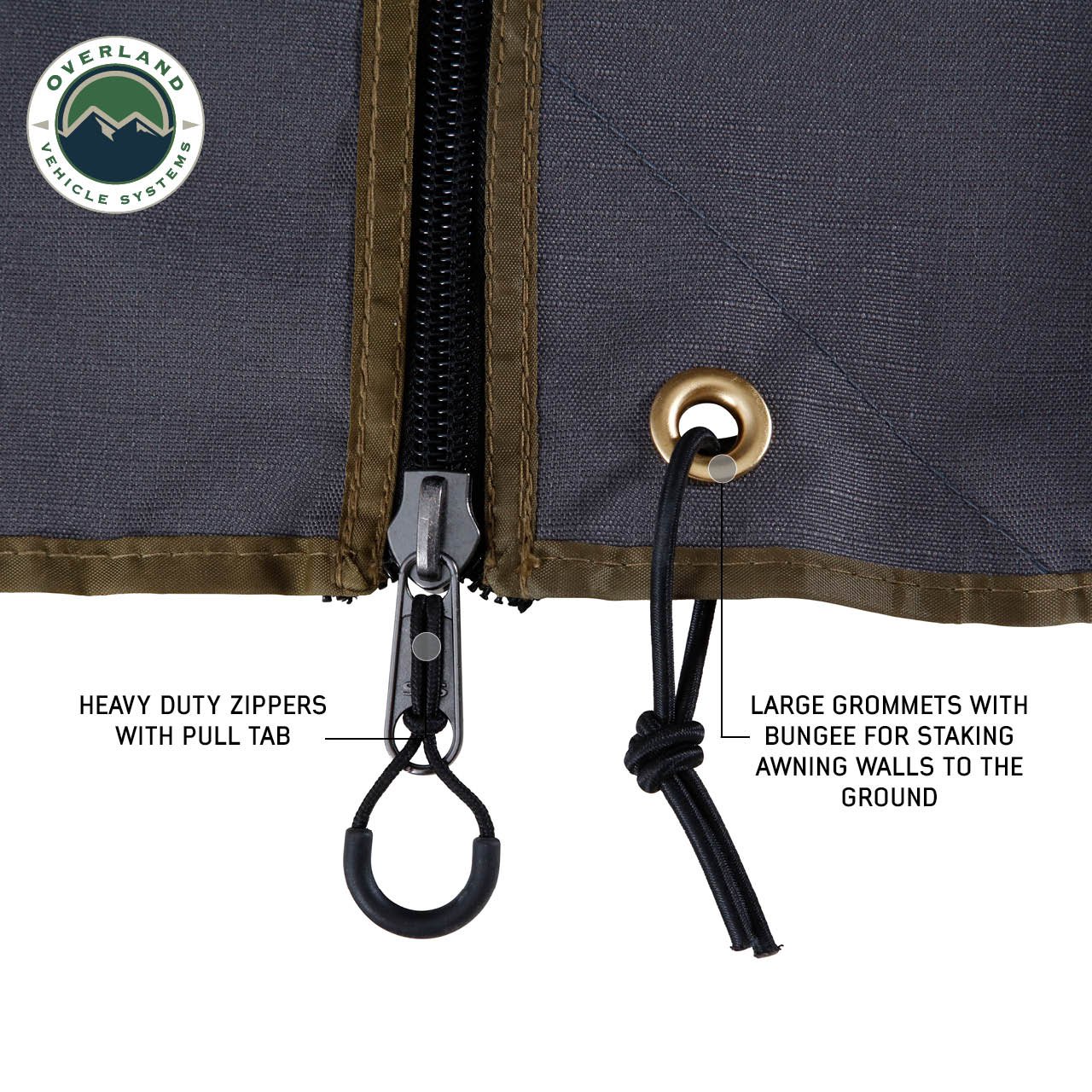 270 Side Walls 1 and 2 - 270 LTE Awning Wall kit driver Overland Vehicle Systems - Image 6