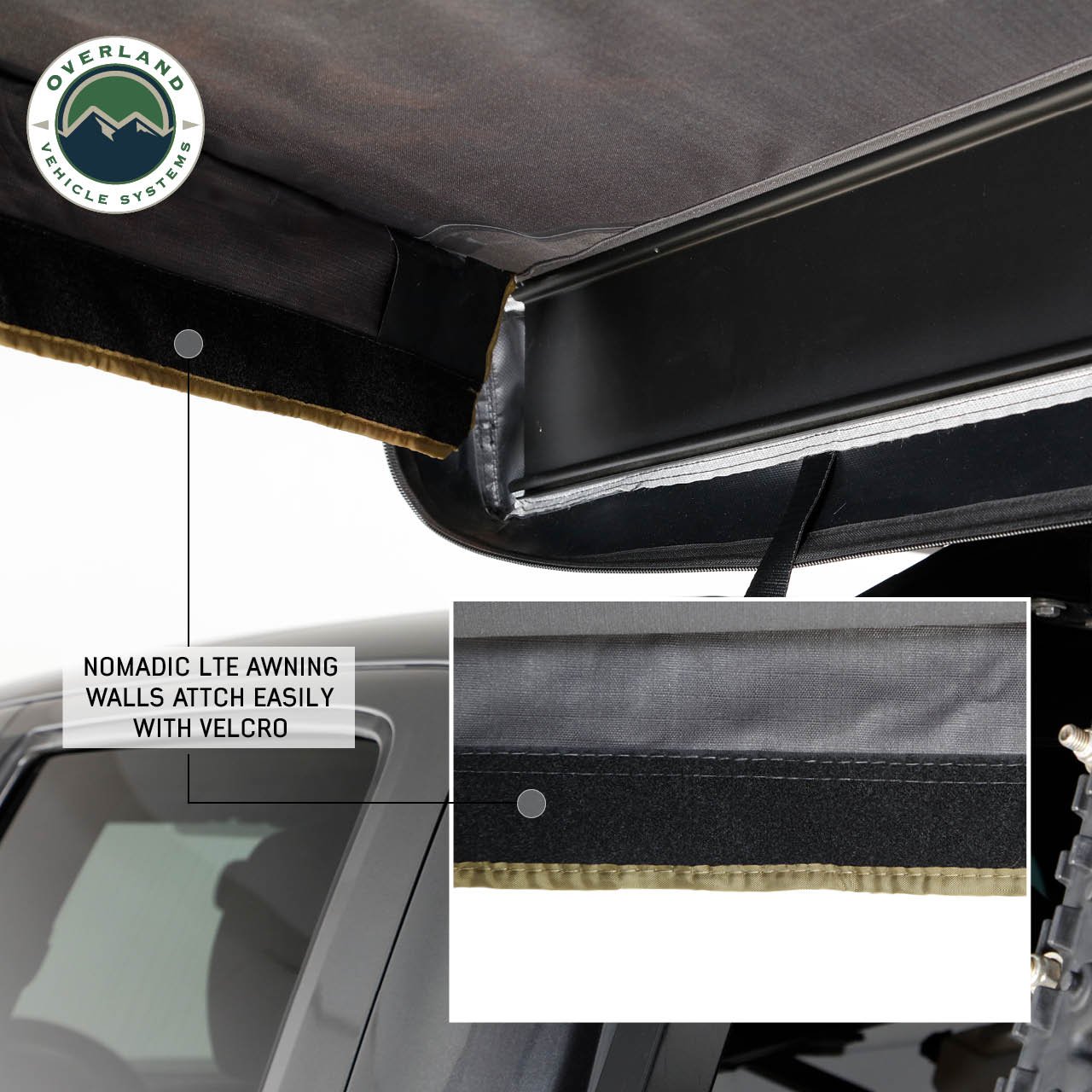 270 Side Walls 1 and 2 - 270 LTE Awning Wall kit driver Overland Vehicle Systems - Image 7