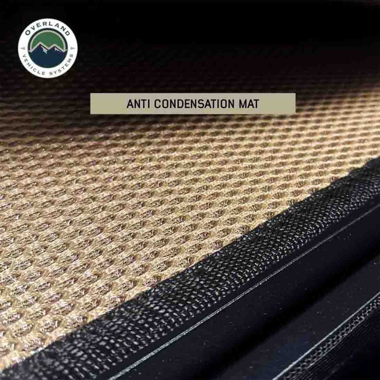 HD Bundu 2 - Hard Shell Roof Top Tent, 2 Person, Grey Body and Black Rainfly Overland Vehicle Systems - Image 3