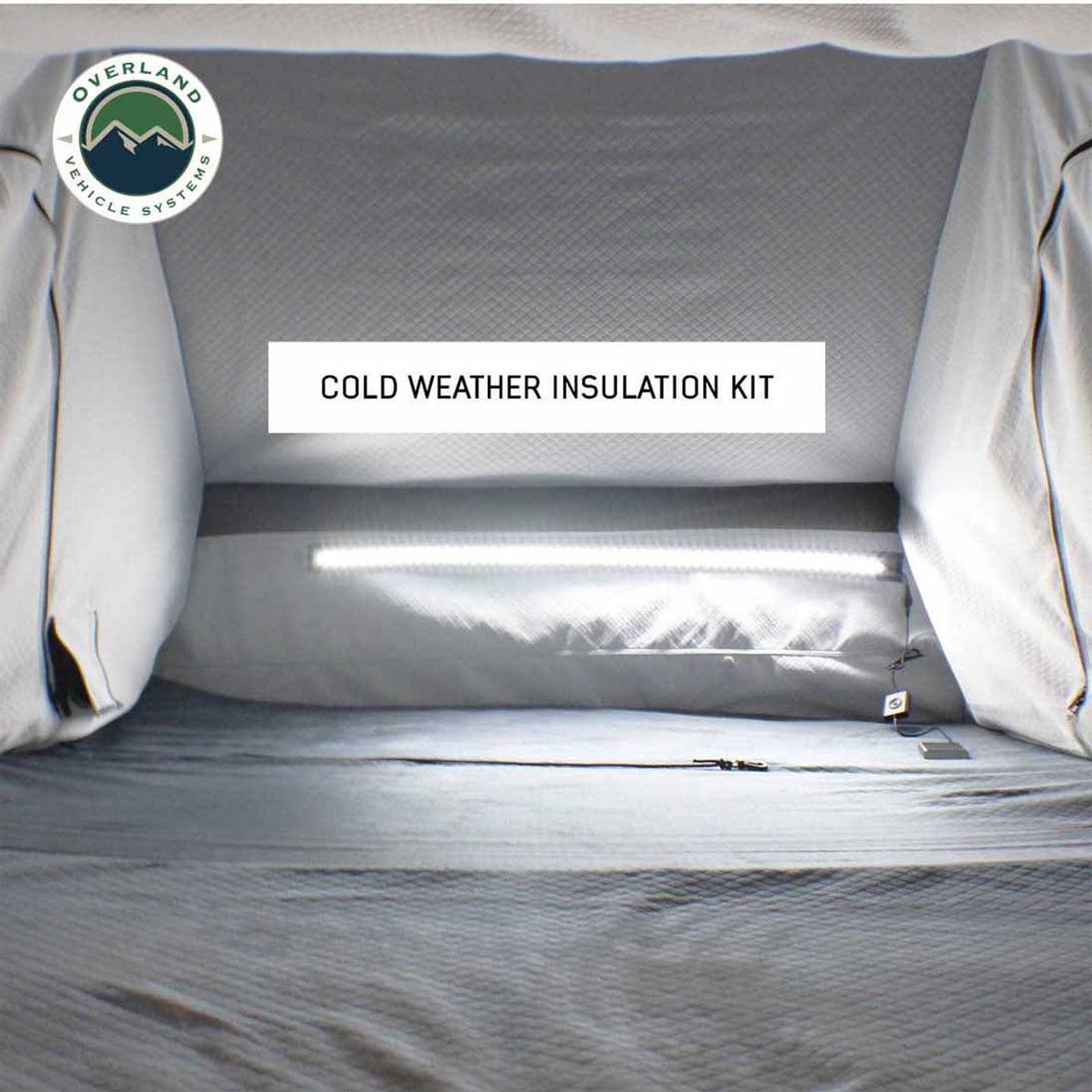 XD Everest 2 - Cantilever Aluminum Roof Top Tent, 2 Person, Grey Body and Black Rainfly Overland Vehicle Systems - Image 4