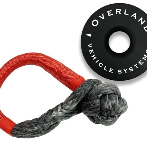 19-6580-HYDZ.jpg Soft Shackle Recovery Ring Combo Pack - 45,000 lb - Black Overland Vehicle Systems