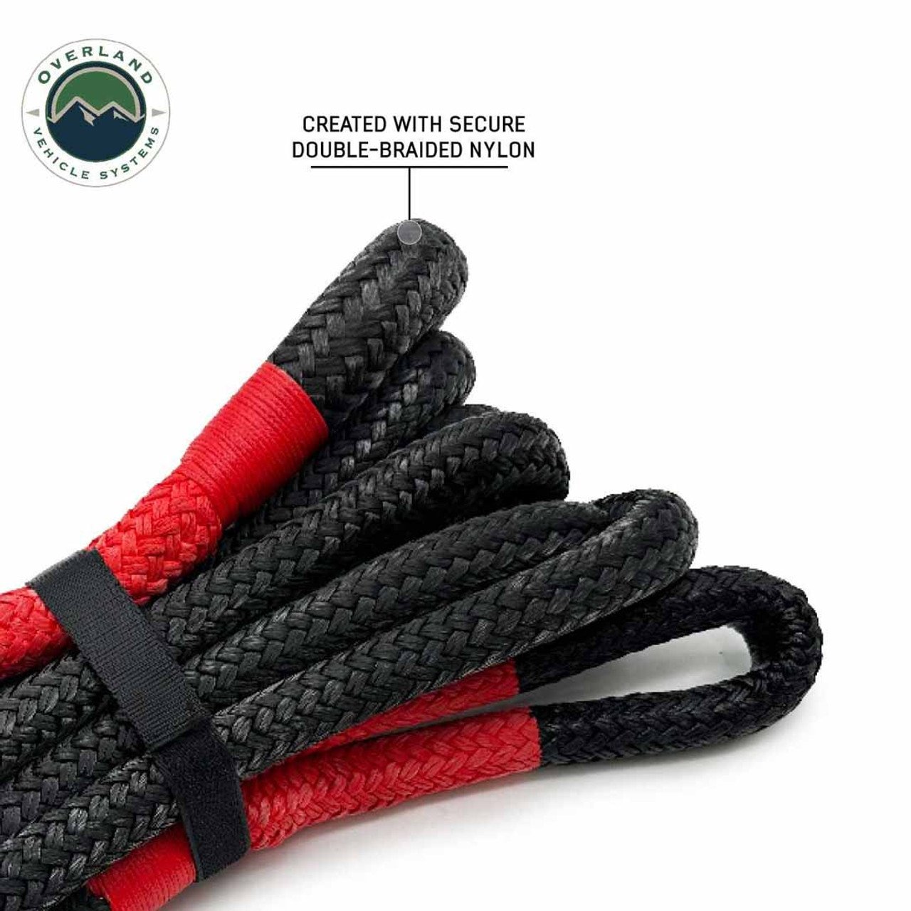 Brute Kinetic Recovery Rope 1 1/4 Inch x 30 Foot With Storage Bag Overland Vehicle Systems - Image 4