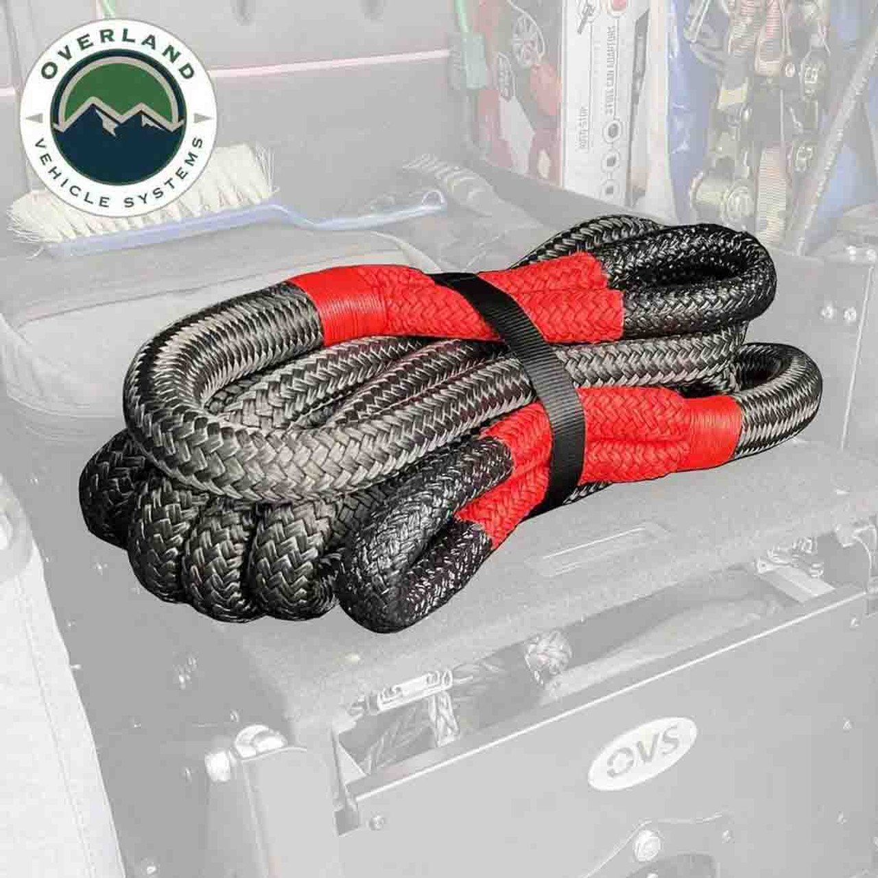 Brute Kinetic Recovery Rope 1 1/4 Inch x 30 Foot With Storage Bag Overland Vehicle Systems - Image 7