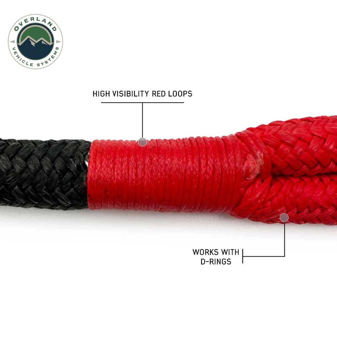 Brute Kinetic Recovery Rope 1 1/2 Inch x 30 Foot With Storage Bag Overland Vehicle Systems - Image 3