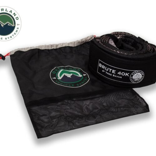 Tree Saver Tow Strap 40,000 lb. Gray With Storage Bag Overland Vehicle Systems