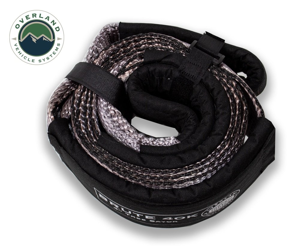 Tree Saver Tow Strap 40,000 lb. Gray With Storage Bag Overland Vehicle Systems - Image 6