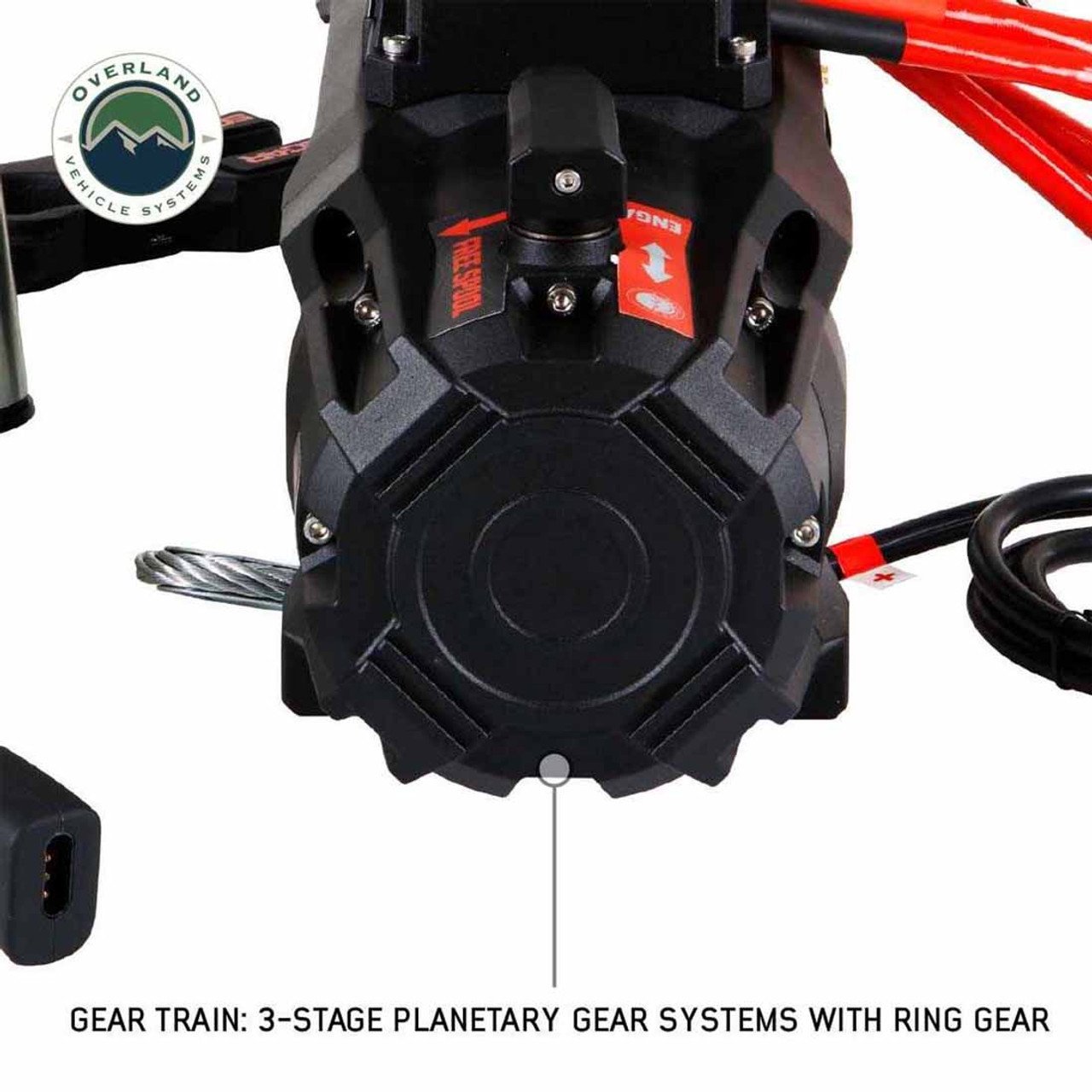 SCAR 10 - 10,000 lb. Winch With Steel Cable and Wireless Remote Overland Vehicle Systems - Image 9