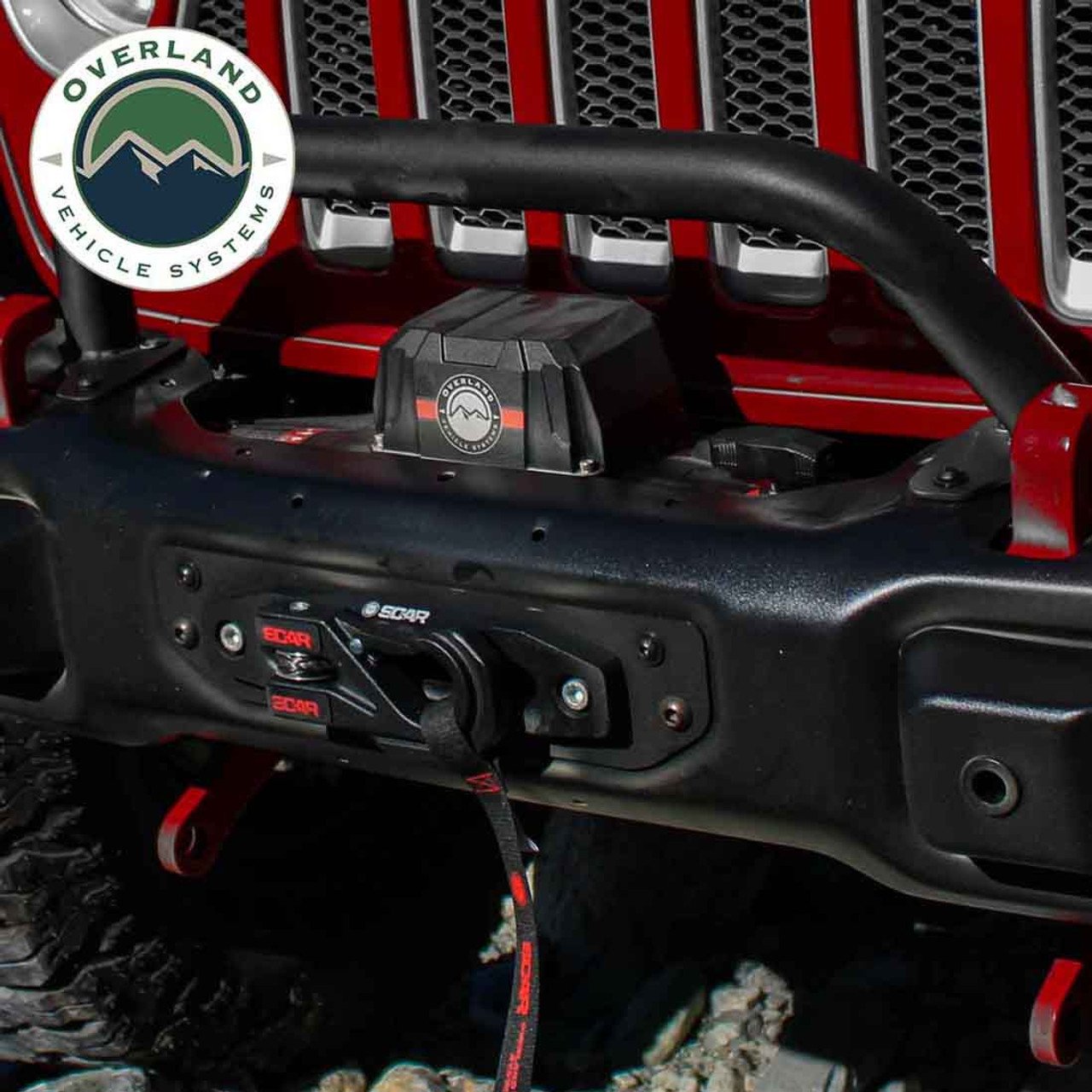 SCAR 12 - 12,000 lb. Winch With Steel Cable and Wireless Remote Overland Vehicle Systems - Image 7