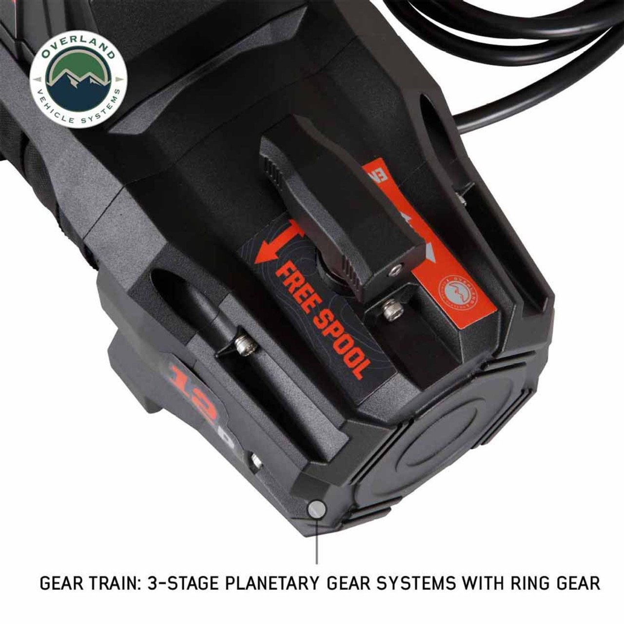 SCAR 12P - 12,000 lb. Winch With Synthetic Rope and Wireless Remote Overland Vehicle Systems - Image 10
