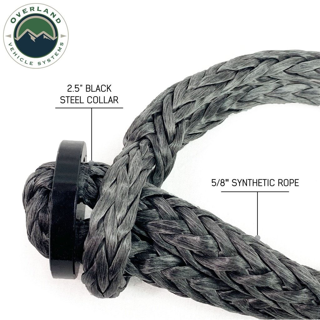 Soft Shackle Recovery 5/8 44,500 lb. With Collar Overland Vehicle Systems - Image 4