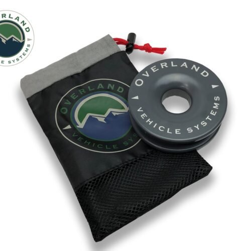 19230003-HYDZ.jpg Recovery Snatch Ring 4.00 41,000 lb. Gray With Storage Bag Overland Vehicle Systems