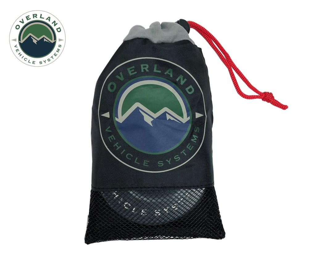 Recovery Snatch Ring 4.00 41,000 lb. Gray With Storage Bag Overland Vehicle Systems - Image 6