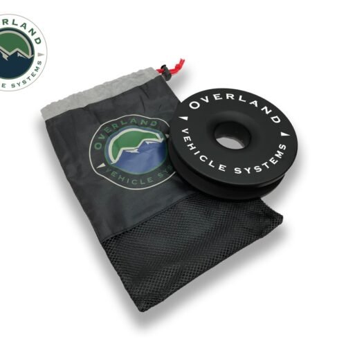 19240004-HYDZ.jpg Recovery Ring 6.25 Inch 45,000 lb. Black With Storage Bag Overland Vehicle Systems