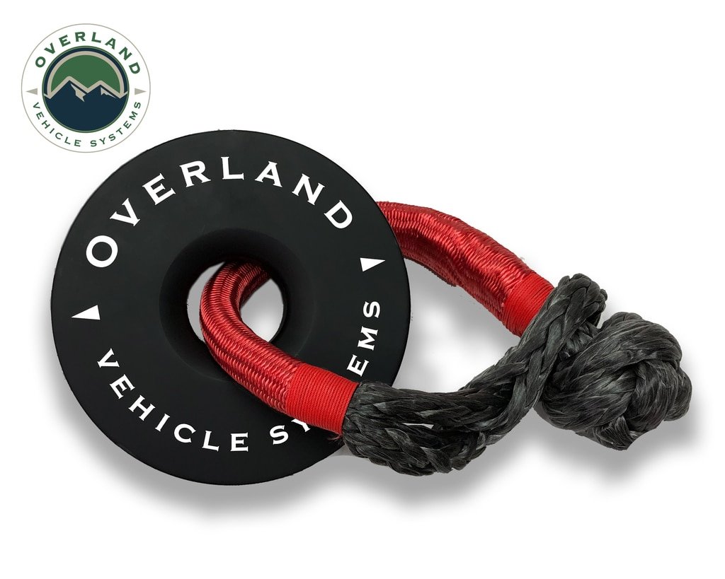 Recovery Ring 6.25 Inch 45,000 lb. Black With Storage Bag Overland Vehicle Systems - Image 4