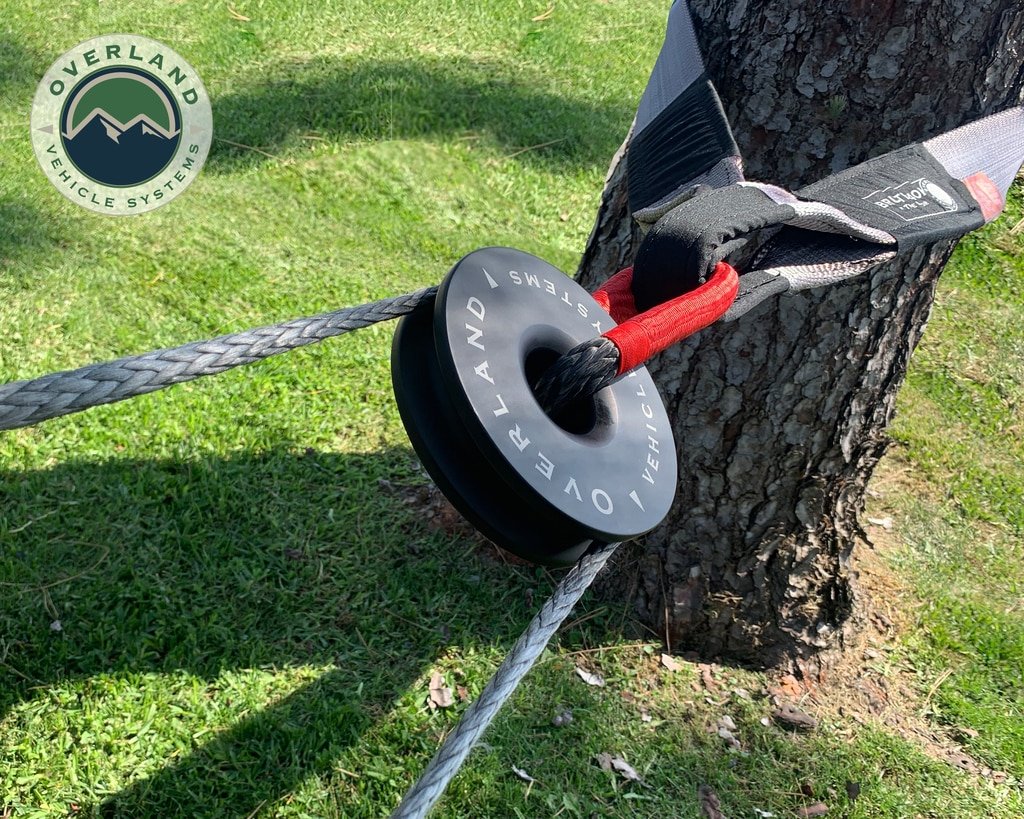 Recovery Ring 6.25 Inch 45,000 lb. Black With Storage Bag Overland Vehicle Systems - Image 5