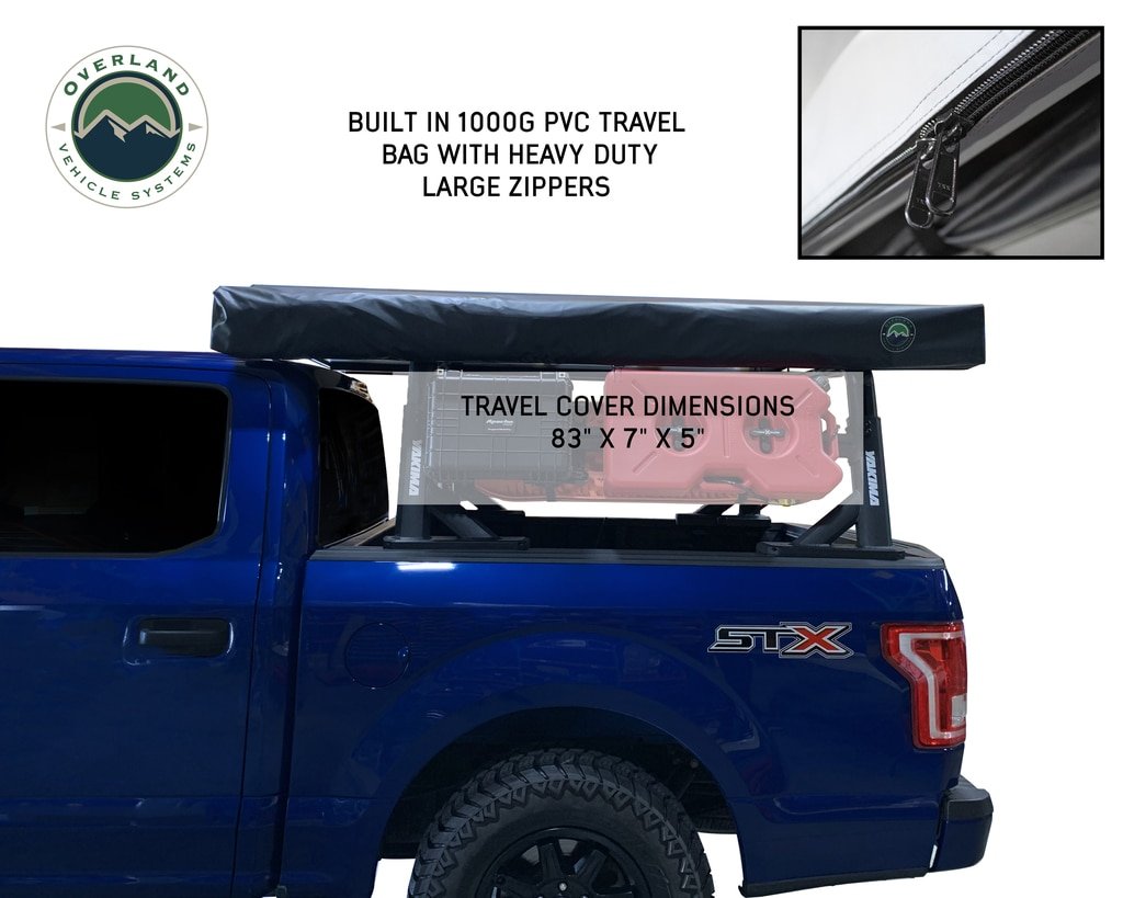 270 Degree Awning Free Standing - Nomadic 270 LT - Dark Gray Overland Vehicle Systems - Image 16