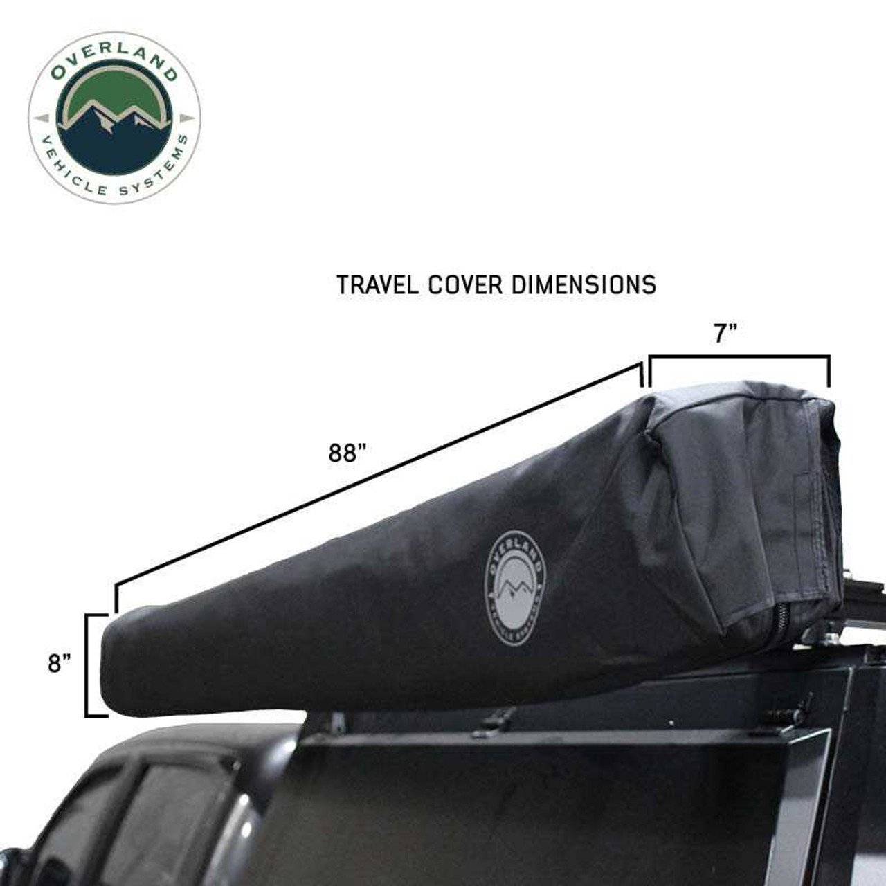 XD Nomadic 270 - Awning W/Lights and Black Out , Driver Side, Black Body, Black Trim and Black Travel Cover Overland Vehicle Systems - Image 14