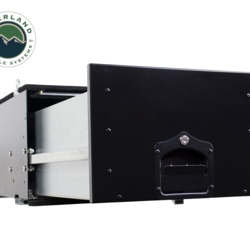 Camping Storage Box Cargo Box With Slide Out Drawer Overland Vehicle Systems