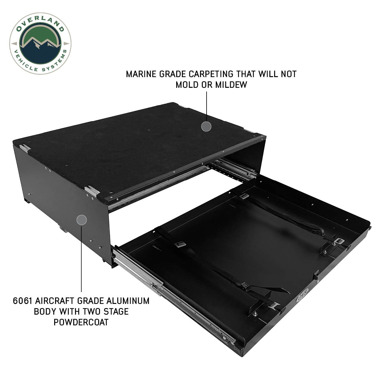 Large Cargo Drawer With Slide Out - Overland Cargo Box Overland Vehicle Systems - Image 3