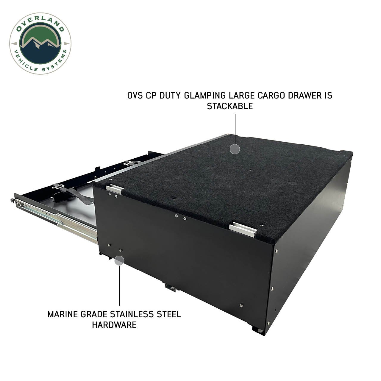 Large Cargo Drawer With Slide Out - Overland Cargo Box Overland Vehicle Systems - Image 9