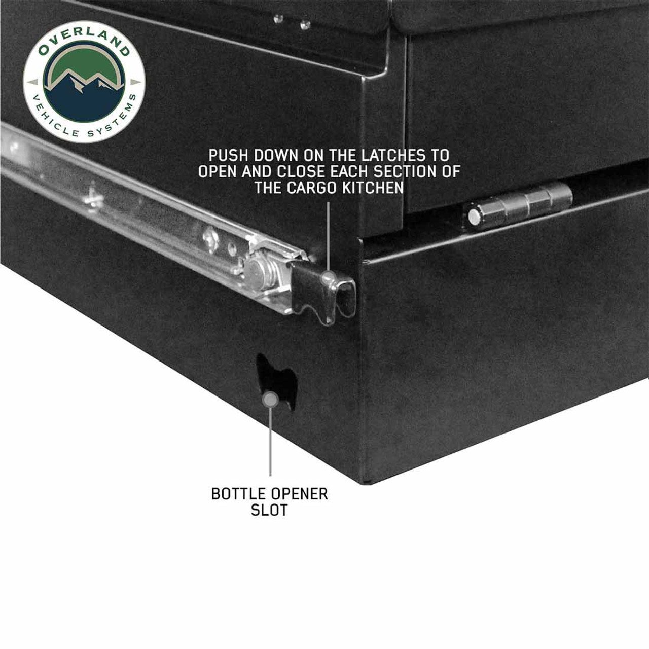 Cargo Box Kitchen With Slide Out, Storage Box and Cooking Area Overland Vehicle Systems - Image 13