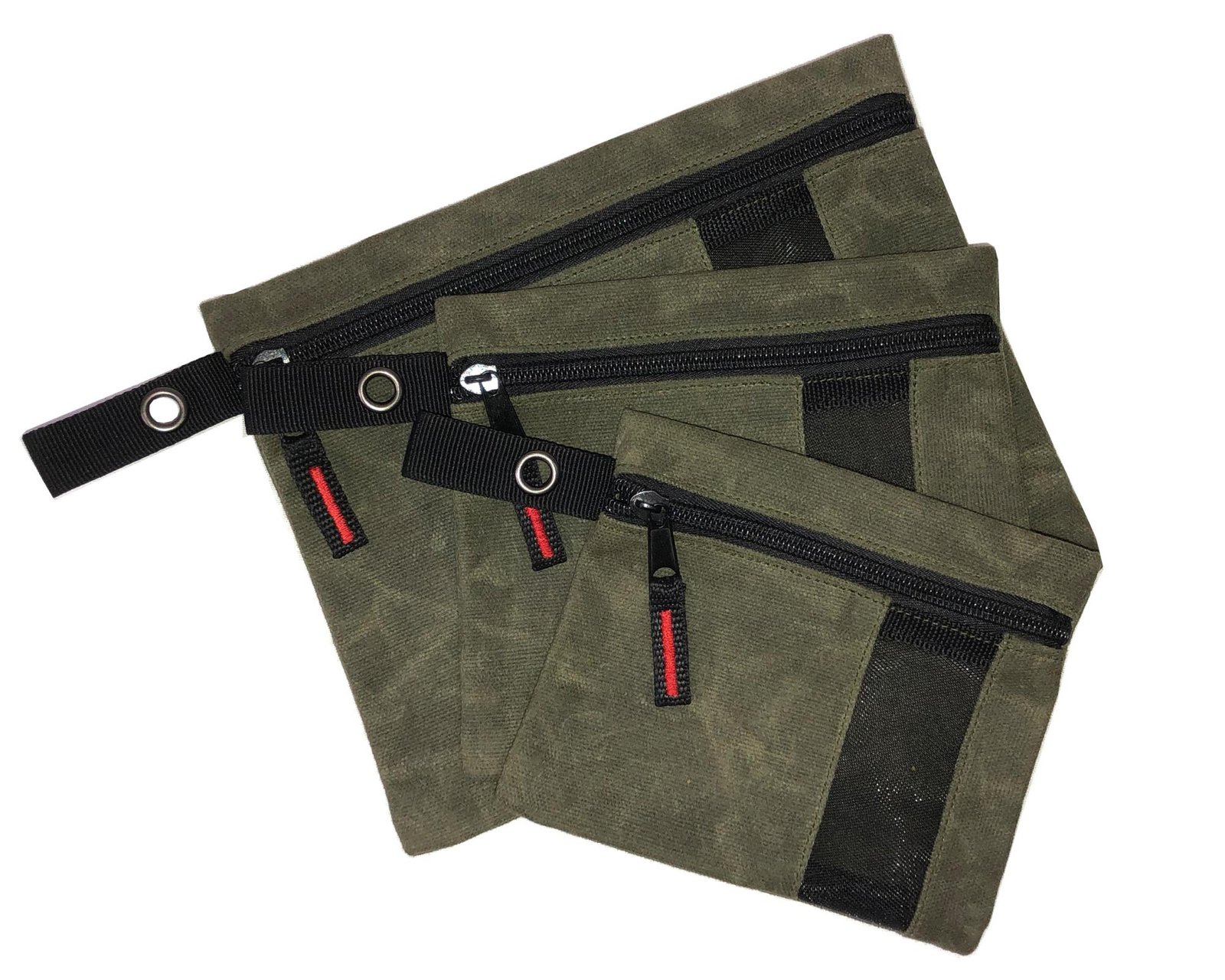 Waxed Canvas - Small Size Utility Bags with Pockets Overland Vehicle Systems - Image 6