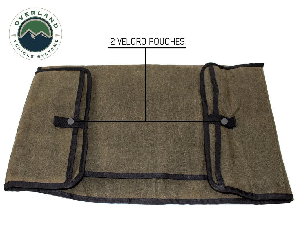 Rolled General Tool Storage Bag - Waxed Canvas Overland Vehicle Systems - Image 5