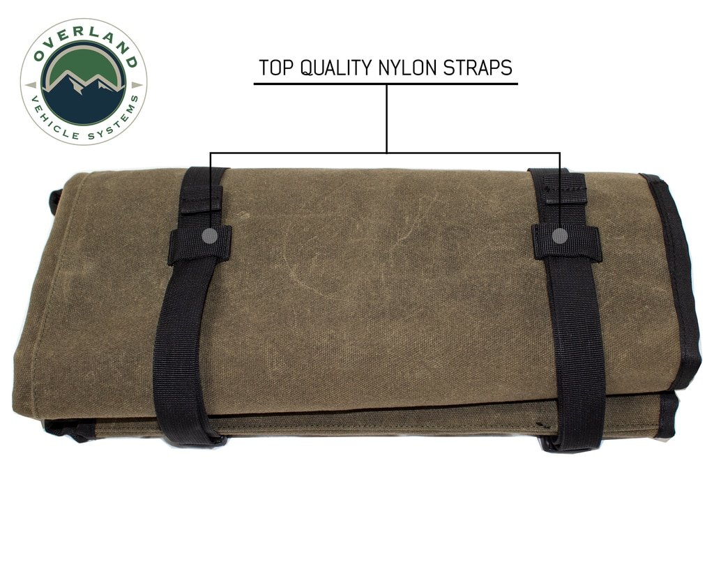 Rolled General Tool Storage Bag - Waxed Canvas Overland Vehicle Systems - Image 6