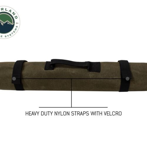 21089941-HYDZ.jpg Rolled Socket Organizer Storage Bag - #16 Waxed Canvas Overland Vehicle Systems