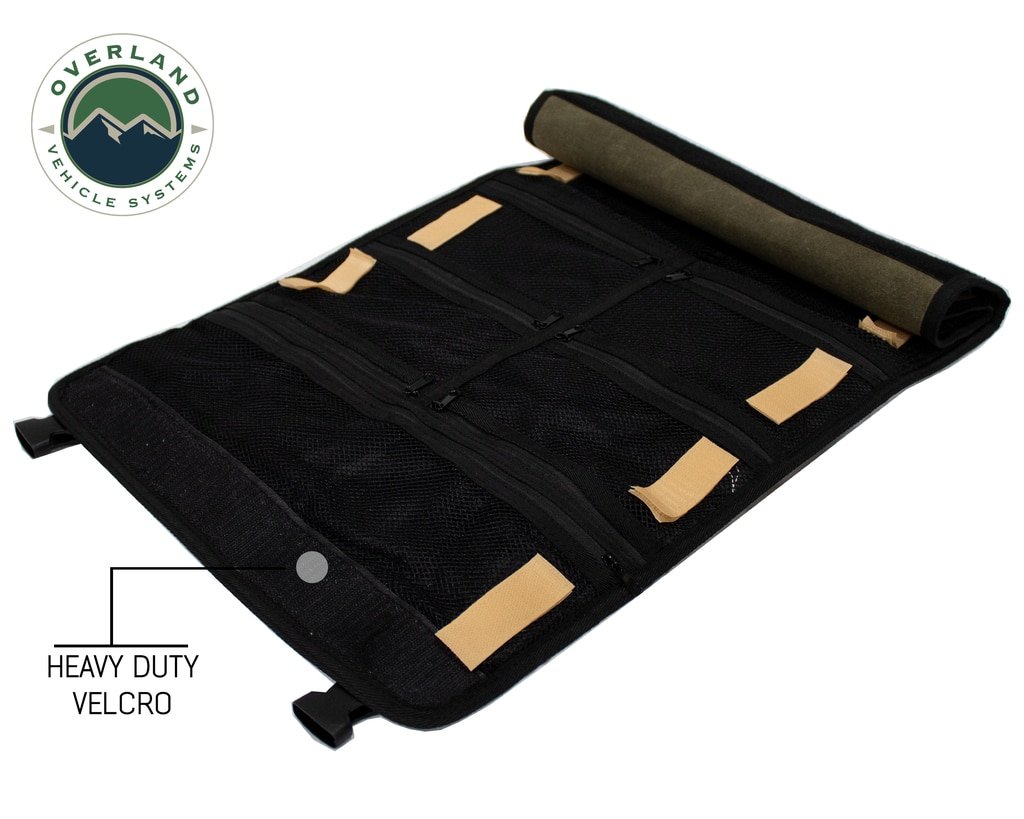 Rolled Bag First Aid - Waxed Canvas First Aid Bag for Car Overland Vehicle Systems - Image 6
