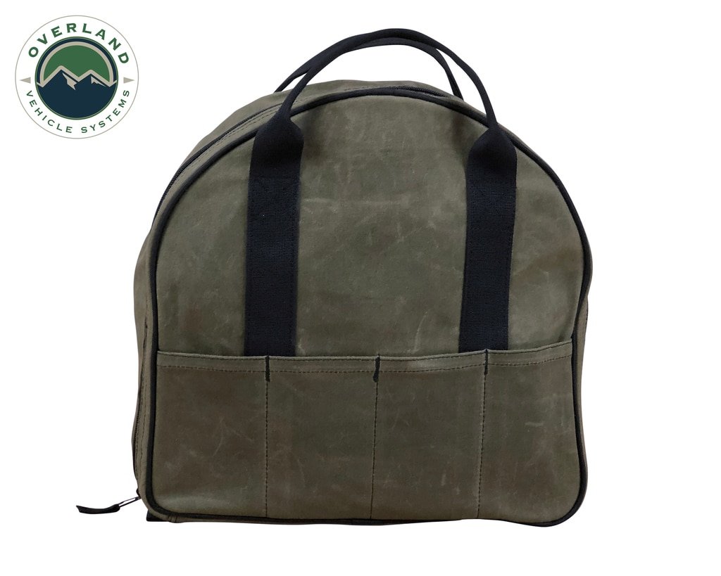 Jumper Cable Bag #16 Waxed Canvas Durable Storage Solution Overland Vehicle Systems - Image 2