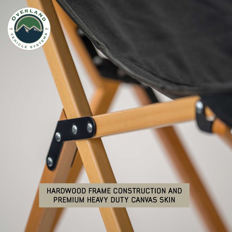 30100041-HYDZ.jpg Kick It Camp Chair - Wood Base & Storage Bag Overland Vehicle Systems