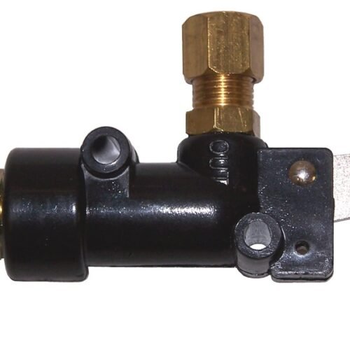 ~(0.3 lbs. 8X5X1)~ Hand pull lanyard valve for roof-mount horns.  1/4 OD tube in 1/4 OD tube out
