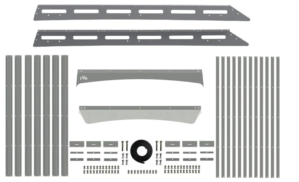 Jeep Wrangler JLU FULL ROOF RACK, ALUMINUM + BAJA - Image 2