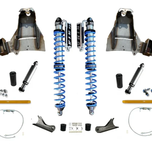 3206_db7f3cda-dd38-45e0-a1f1-7ee7a602ddce_1024x1024 15" Inch Travel EVO SPEC KING FRONT FABRICATION Shock Tower 2.5" COILOVER BLACK FOR JL/JT WRANGLER & GLADIATOR