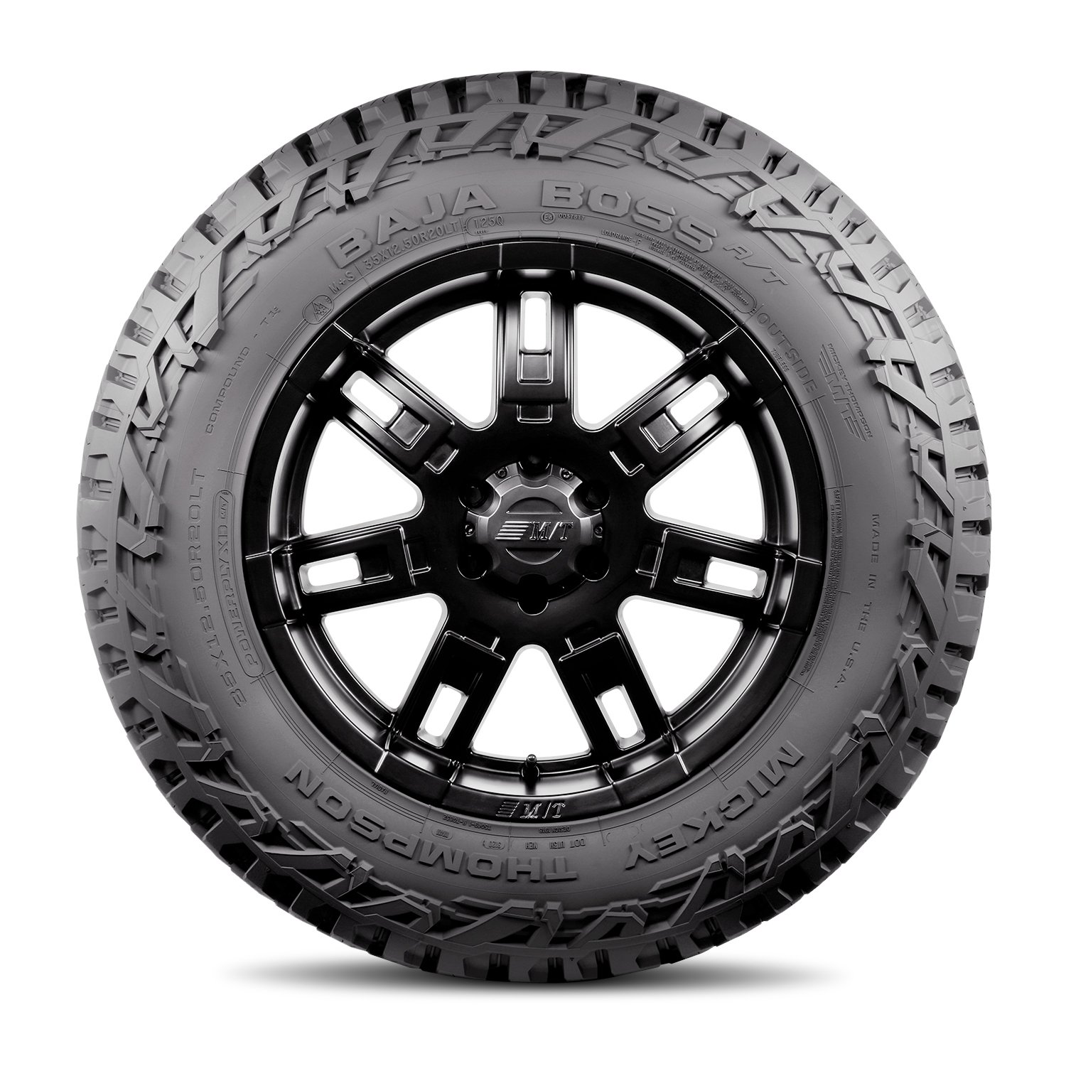 Baja Boss A/T Tire 33X12.50R18LT Revs/Mile 637 Mickey Thompson - Image 2