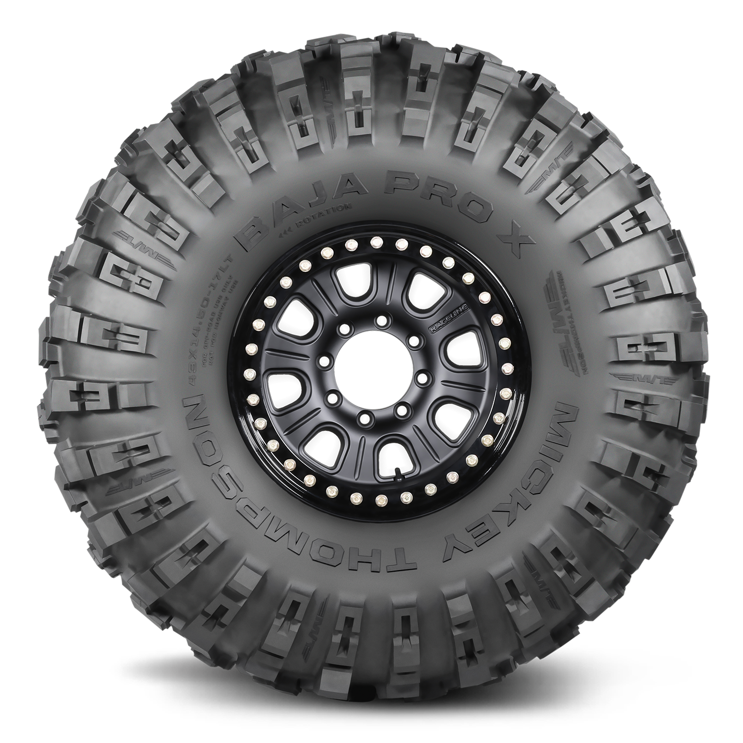 Baja PRO X Tire 37X13.50-17LT Revs/Mile 554 Mickey Thompson - Image 2