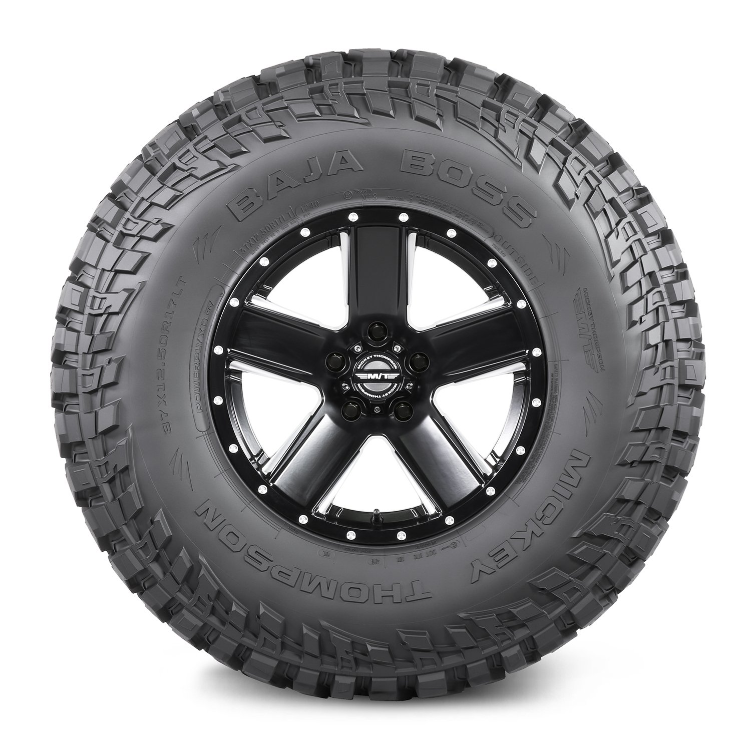 Baja Boss Asymmetrical Tire LT285/55R20 Revs/Mile 636 Mickey Thompson - Image 2