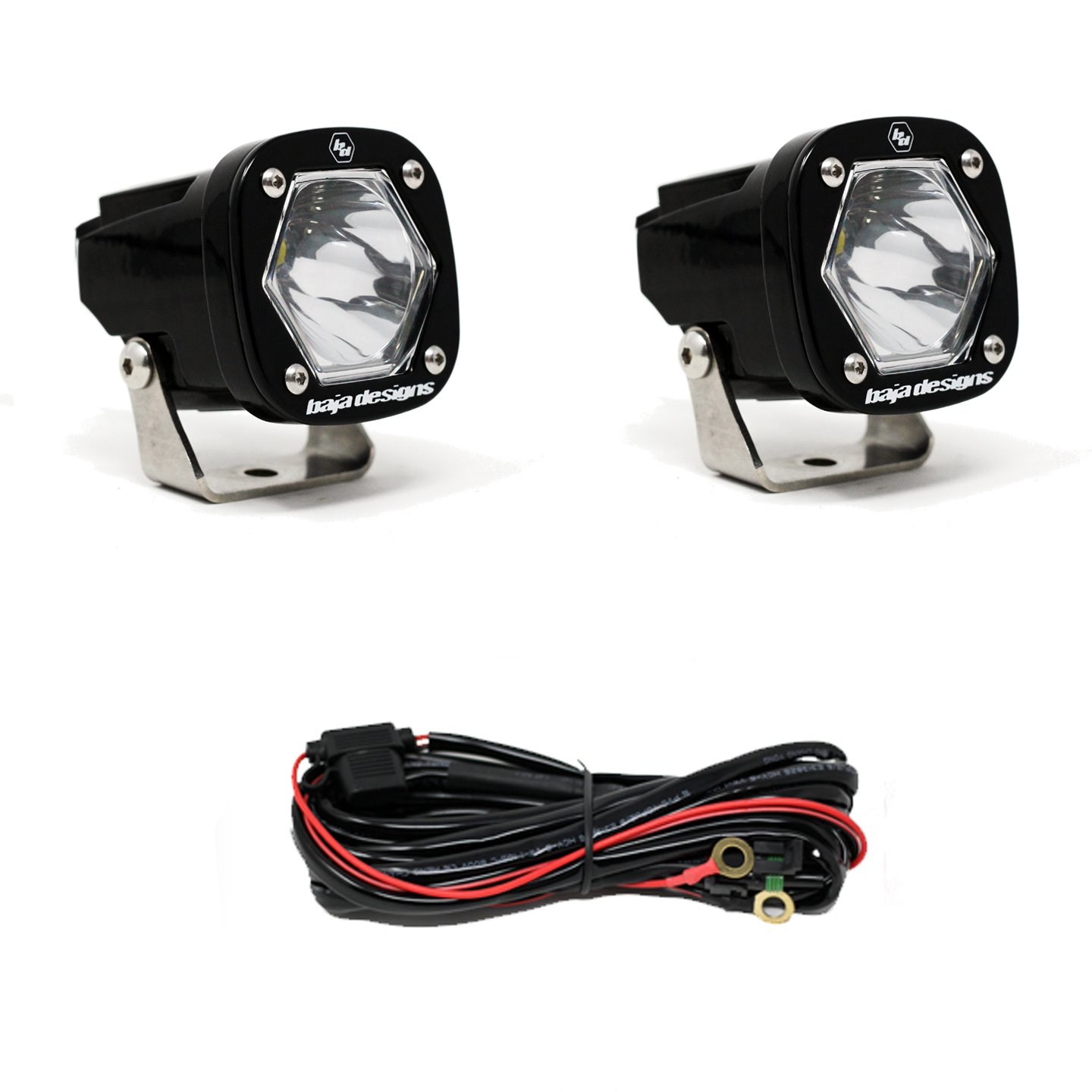 387801-FGXX.jpg S1 Spot LED Light with Mounting Bracket Pair Baja Designs