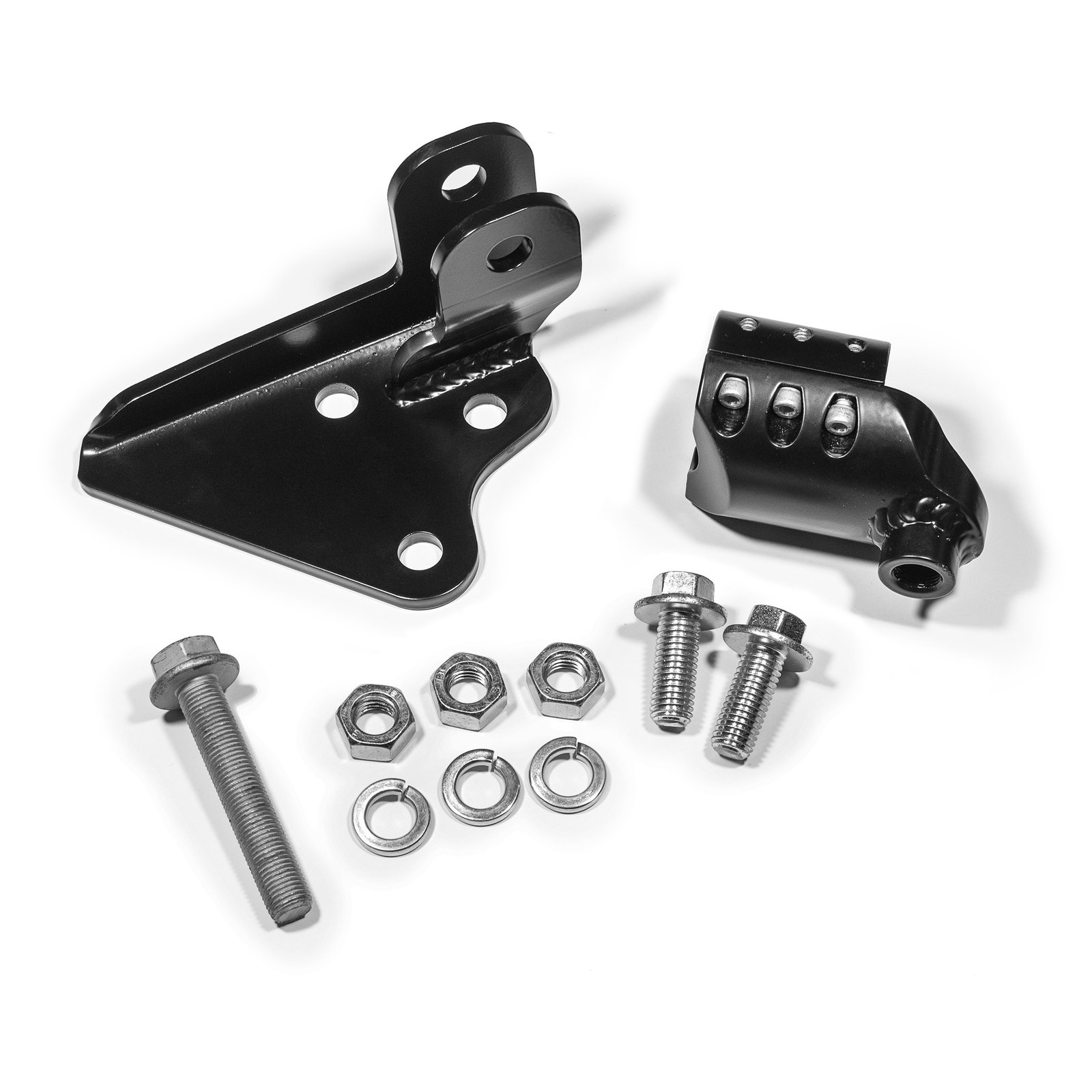 3944758.jpg ~(4 lbs. 8X8X5)~ JK Tera60 Hydro Steering Assist Ram Bracket (PSC) AND Tie Rod Clamp Kit