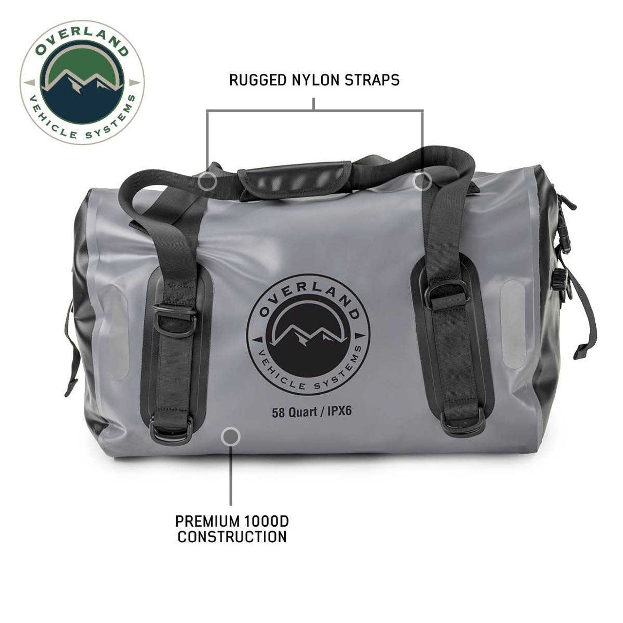 Portable Dry Storage Bag - 58 QT Overland Vehicle Systems - Image 5