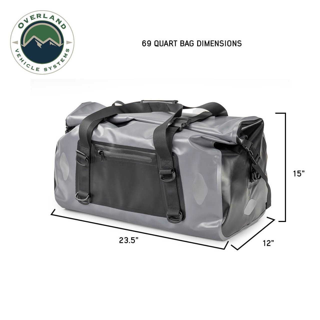 Portable Dry Storage Bag - 69 QT Overland Vehicle Systems - Image 13